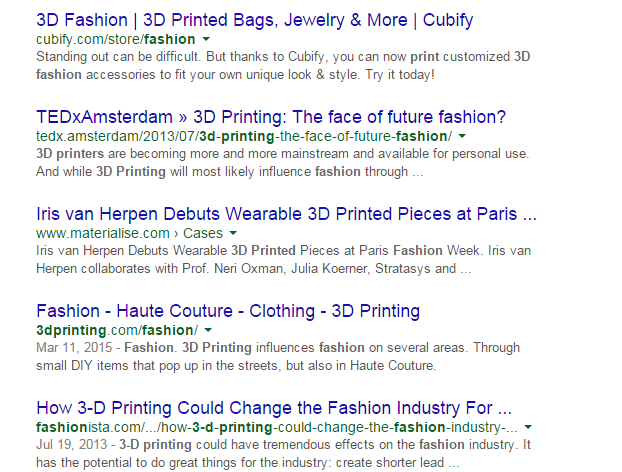 Срочно в номер: модный приговор индустрии 3D-печати